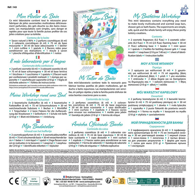 Coffret DIY - Mon Atelier du Bain - Sentosphère