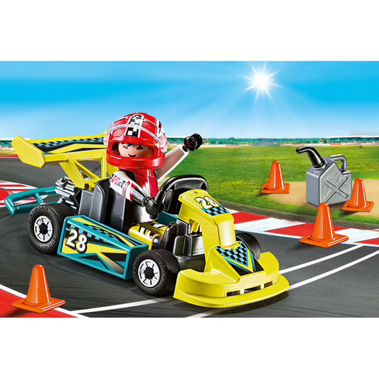 Playmobil - Action - Valisette pilote de karting