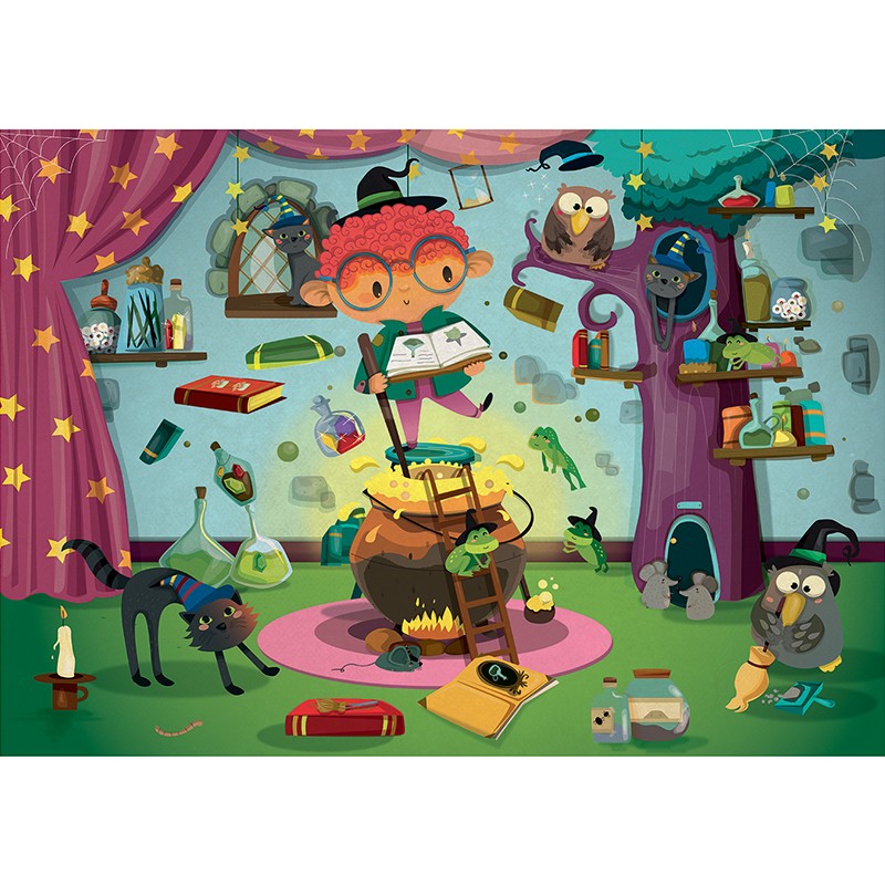 Puzzle 54 pièces - L'Apprenti Magicien - Sentosphère