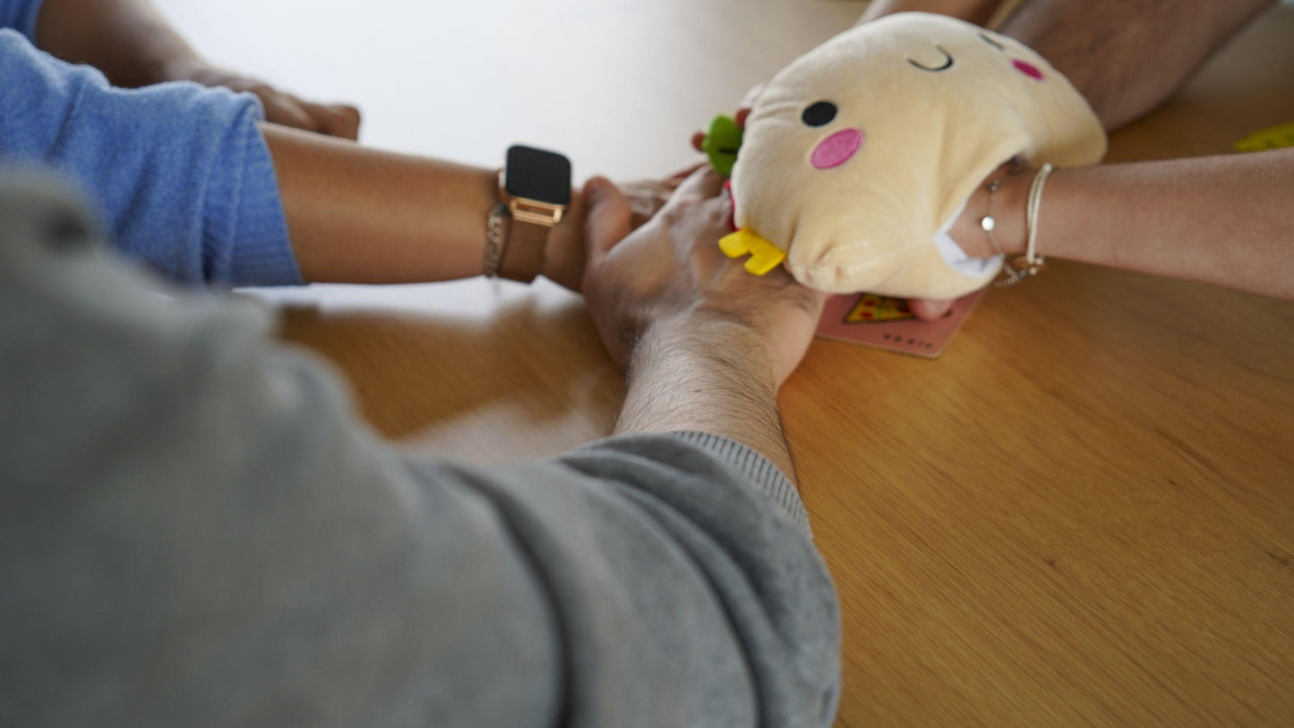 Taco Plush Bouc Cheese Pizza - Blue Orange