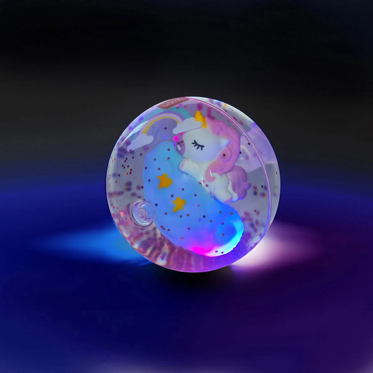 Legami - Balle Rebondissante Lumineuse - Licorne - Light-Up Bouncy Ball