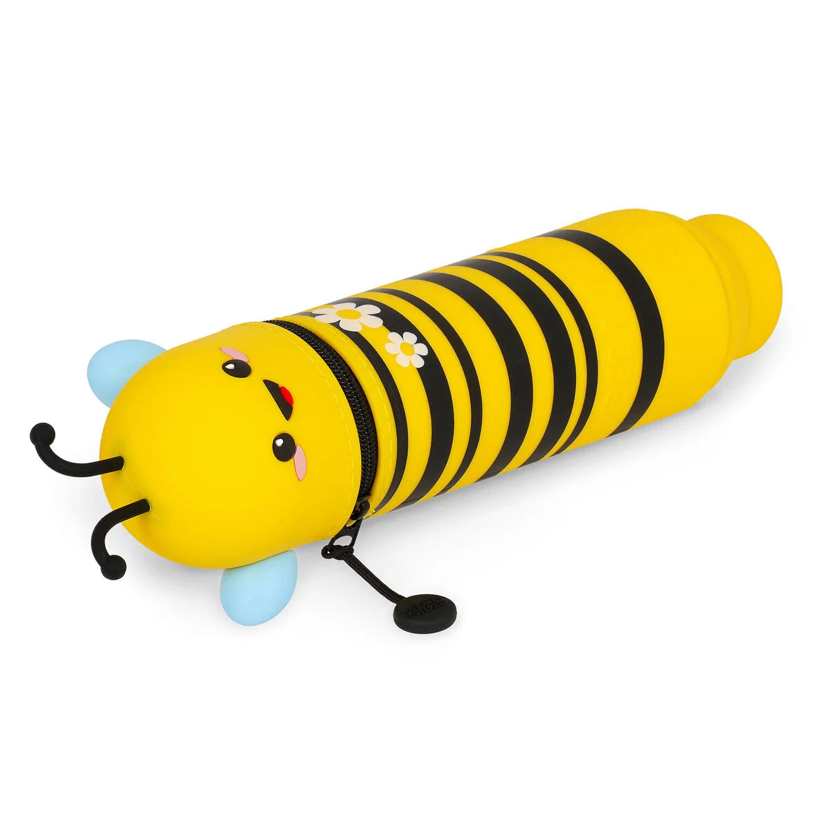 Legami - Trousse 2-en-1 ronde en silicone - Abeille