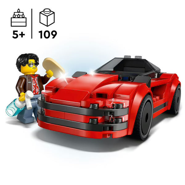 LEGO - City - La voiture de sport rouge