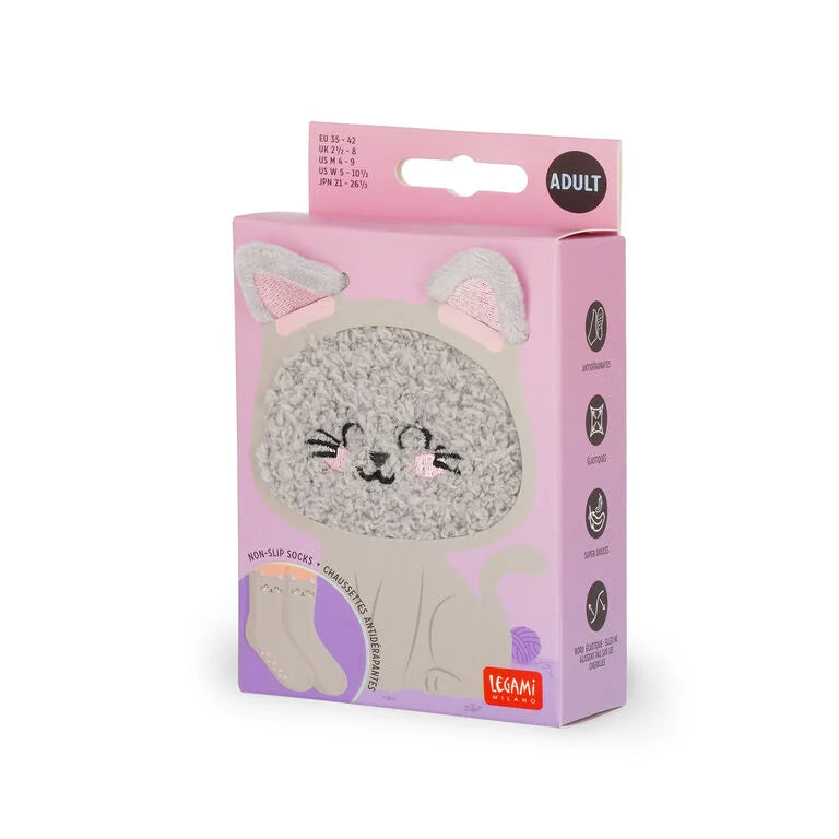 Chaussettes antidérapantes - Chat - Legami