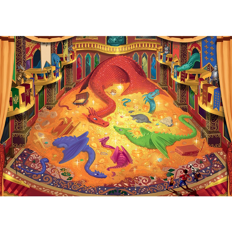 Puzzle 200 pièces - Le Trésor des Dragons - Sentosphère