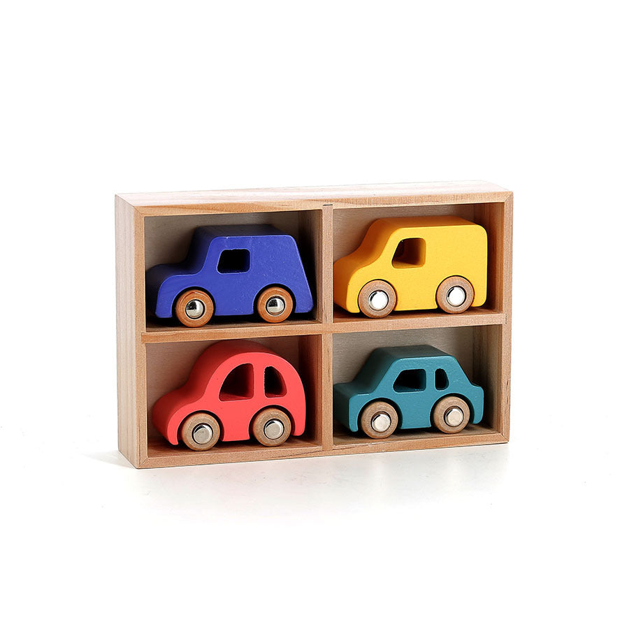Coffret de 4 voitures City - Vilac