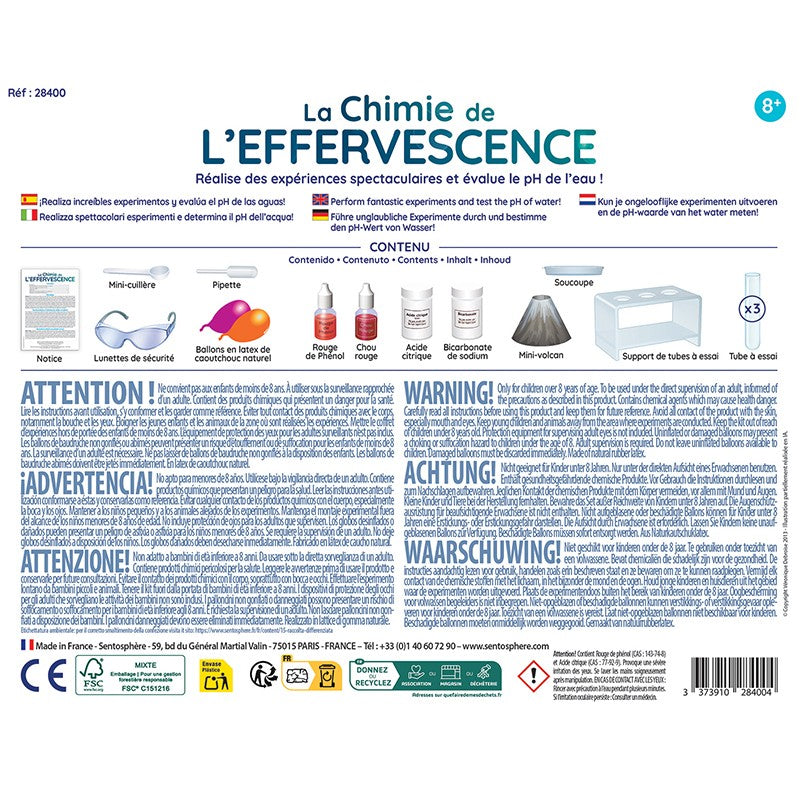 Coffret DIY - La Chimie de l'Effervescence - Sentosphère