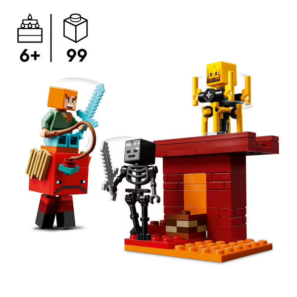 LEGO - Minecraft - La bataille de la lave du Nether