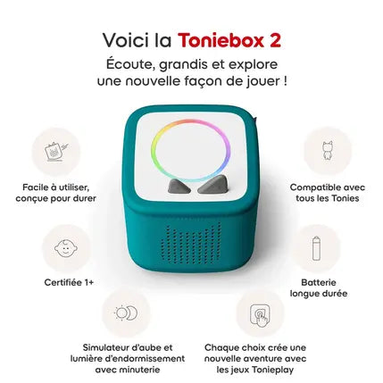 Toniebox 2 - Mon premier coffret - Vert océan