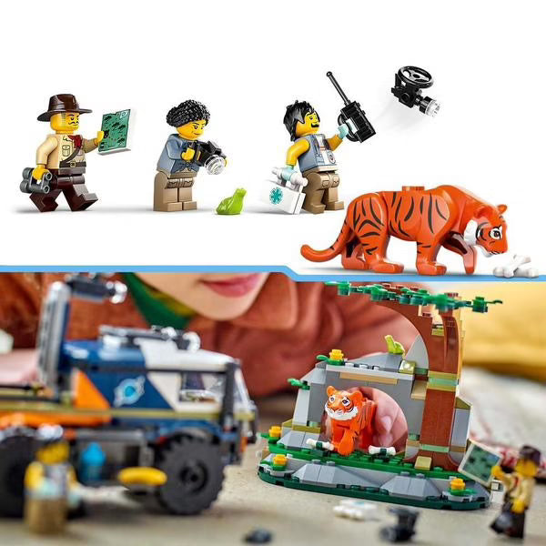 LEGO - City - Le camion tout-terrain de l’explorateur de la jungle