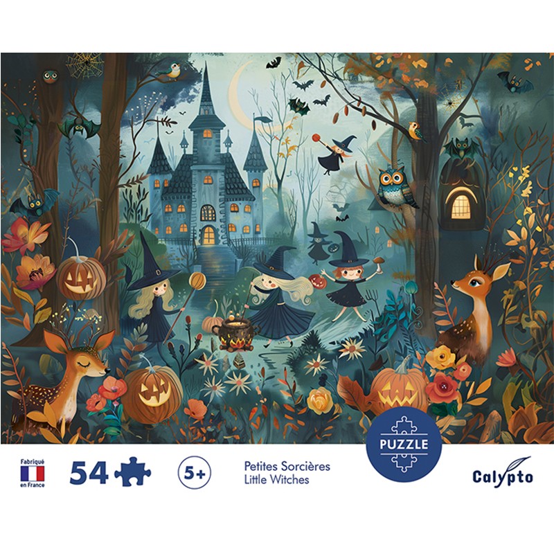 Puzzle 54 pièces - Les Petites Sorcières - Sentosphère