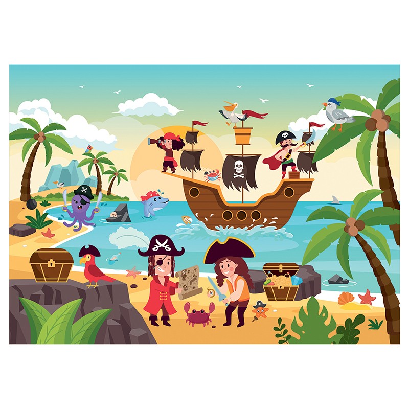 Puzzle 36 pièces - Les Pirates - Sentosphère