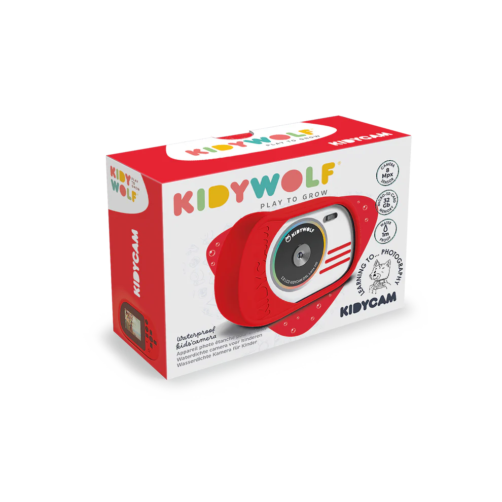 Kidywolf - Appareil photo - Rouge