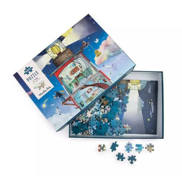 Puzzle d'observation Phare - 500 pièces - Moulin Roty