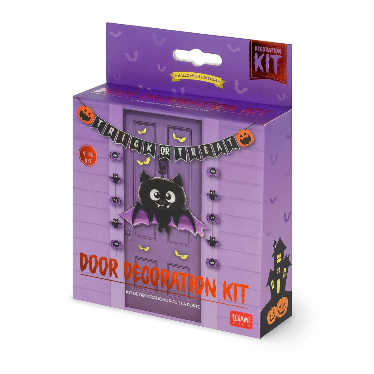 Legami - Set Décoration Porte Halloween - Trick Or Treat - Halloween