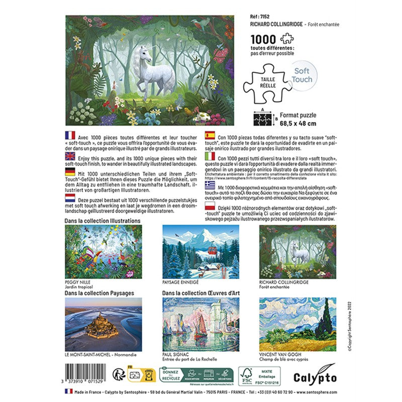 Puzzle 1000 pièces - Forêt enchantée - Sentosphère