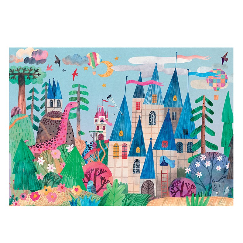 Puzzle 54 pièces - Château Féérique - Sentosphère