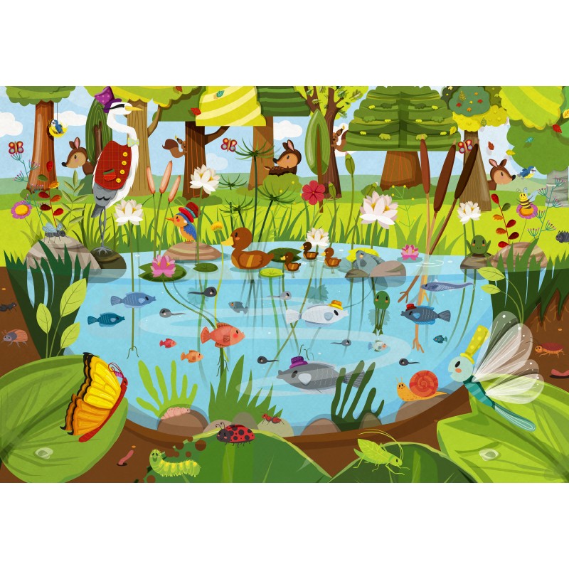 Puzzle 2 x 24 pièces - Vie dessus Vie dessous - Sentosphère