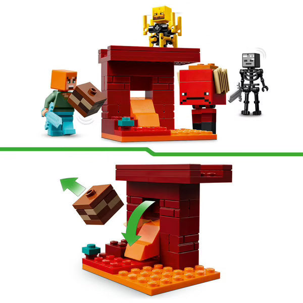 LEGO - Minecraft - La bataille de la lave du Nether