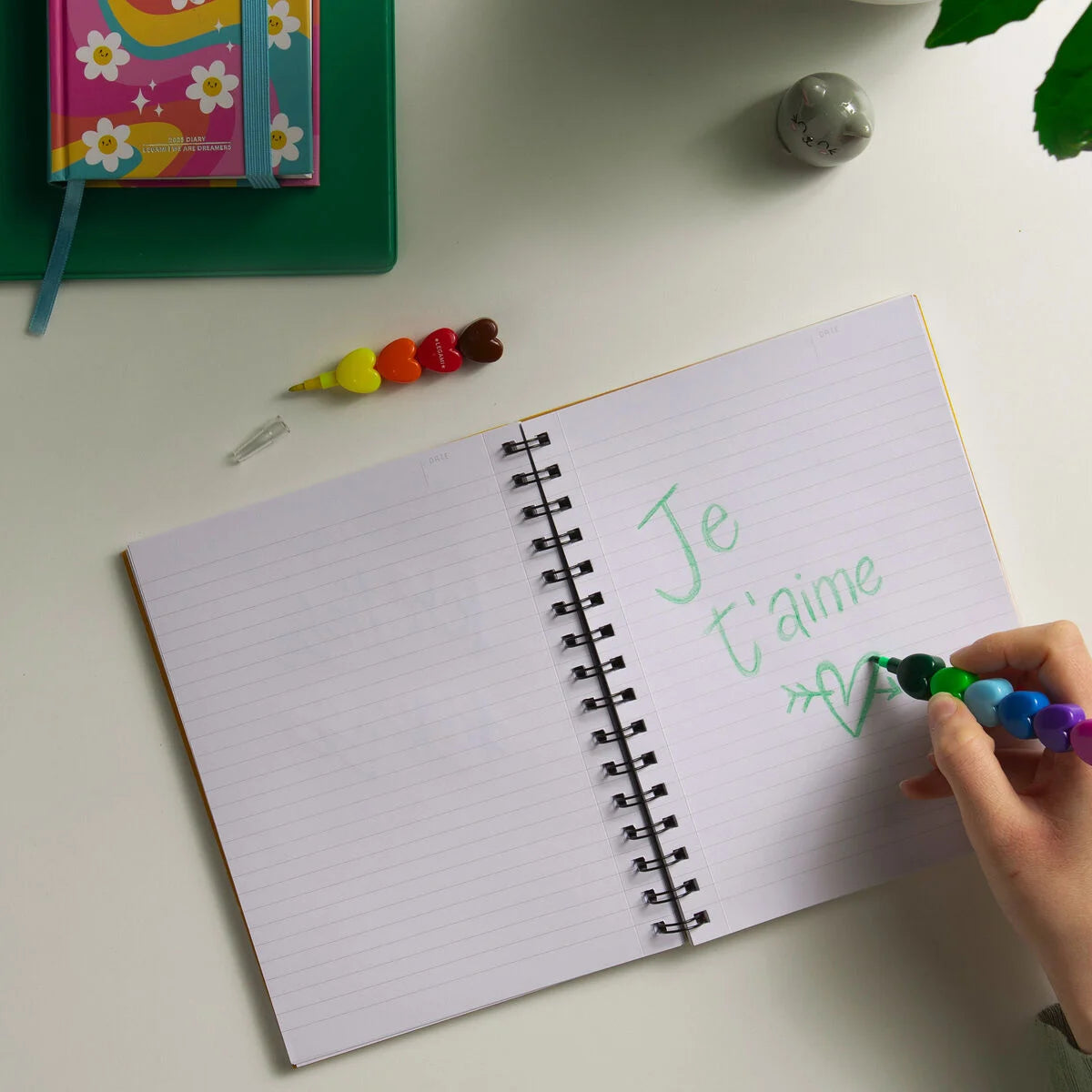 Legami - 12 Crayons de Couleur Empilables - Dream in Colour