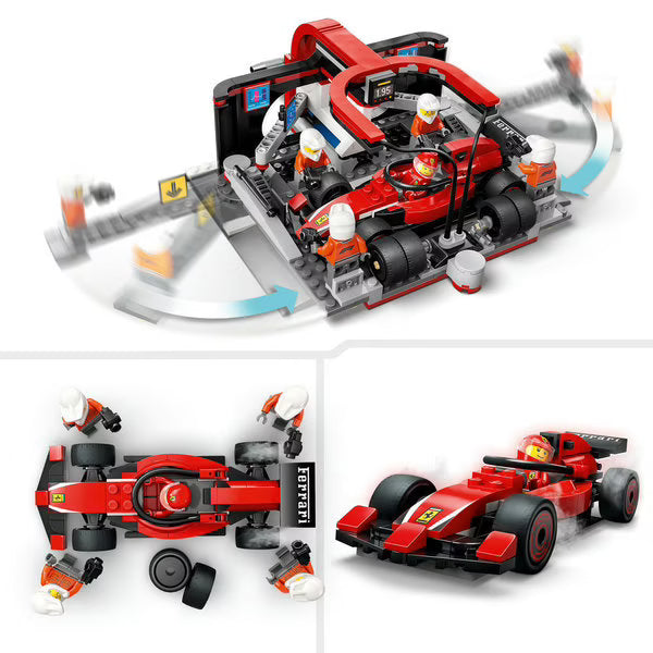 LEGO - City - Arrêt au stand de F1 avec voiture Ferrari
