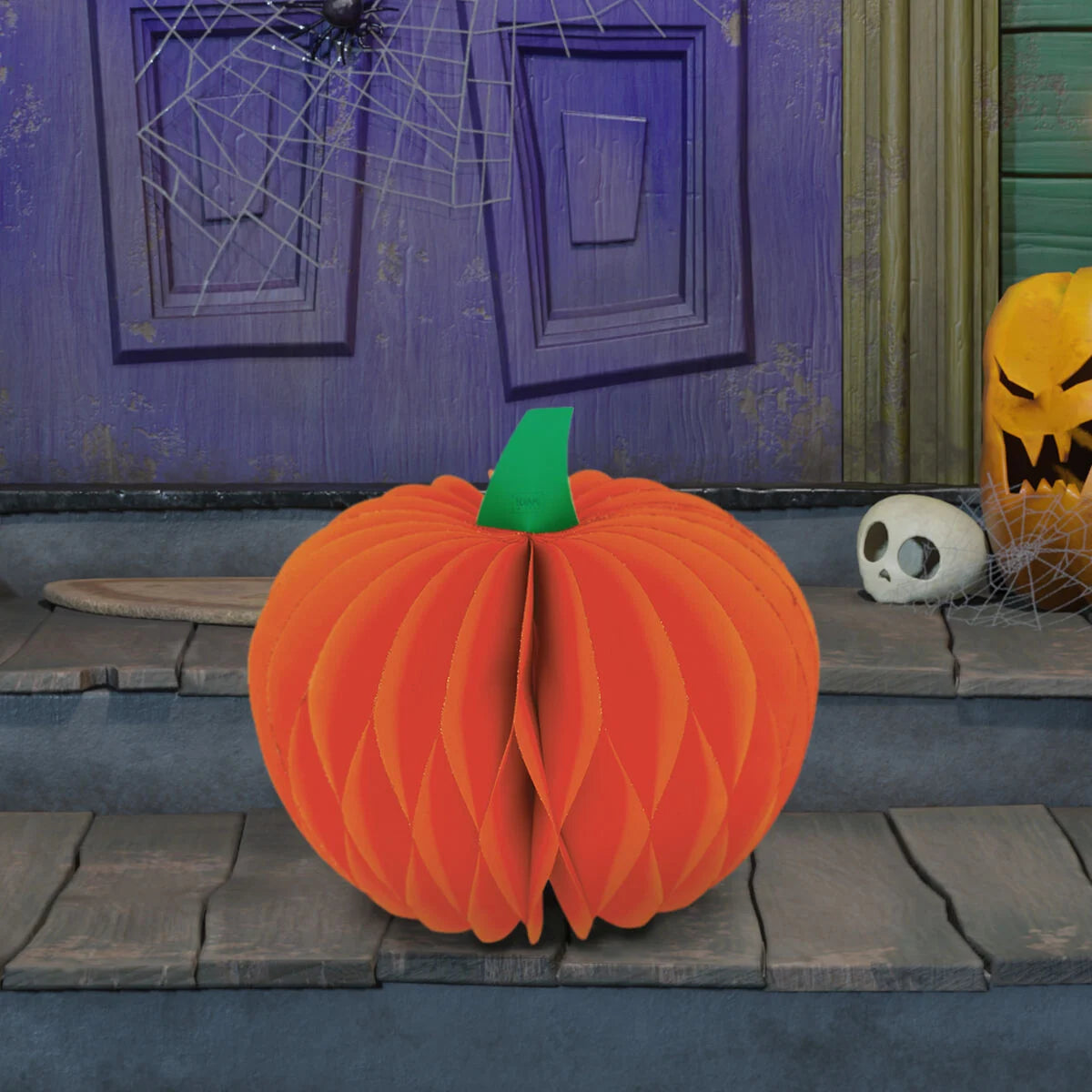 Legami - Citrouille d'Halloween Pliable en Papier - What a Pumpkin! - Halloween