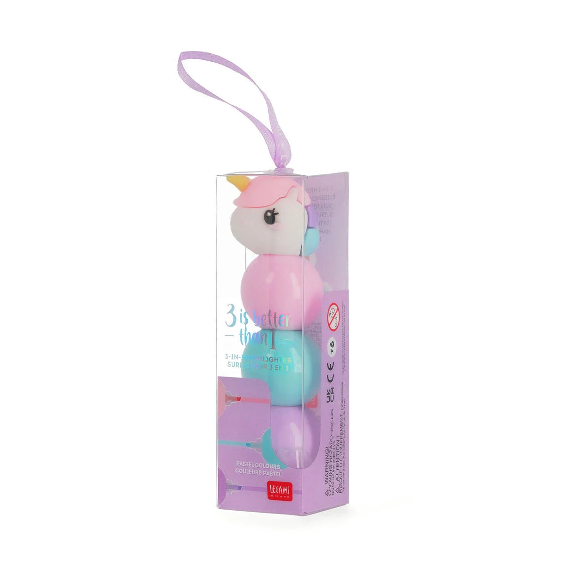 Legami - Surligneur 3-en-1 - Licorne
