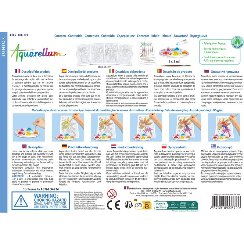 Aquarellum Junior - Fées - Sentosphère