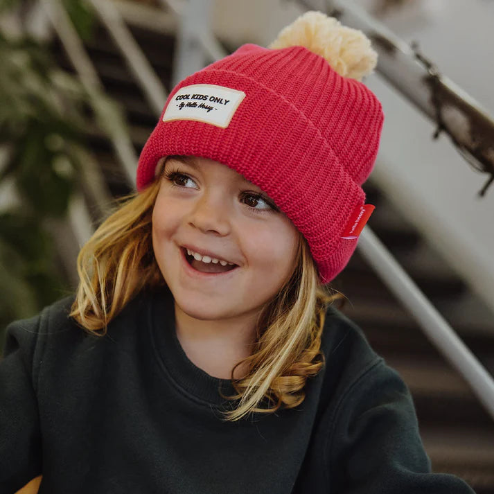 Bonnet - Color Block Framboise - 2-5 ans - Hello Hossy