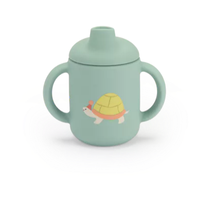 Set vaisselle silicone Trois Petits Lapins - Moulin Roty