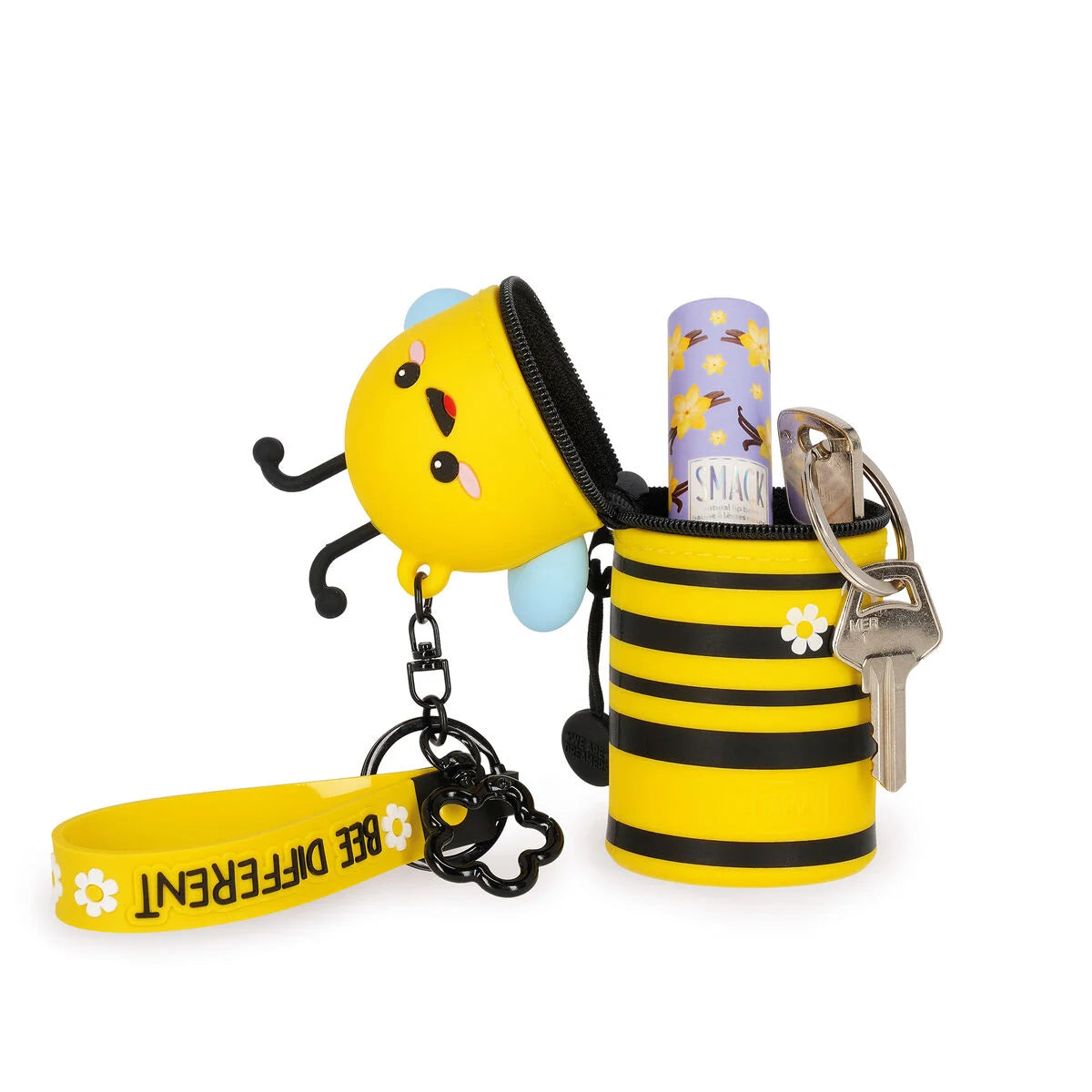 Legami - Porte-Monnaie Porte-Clés - Abeille - Mini Kawaii