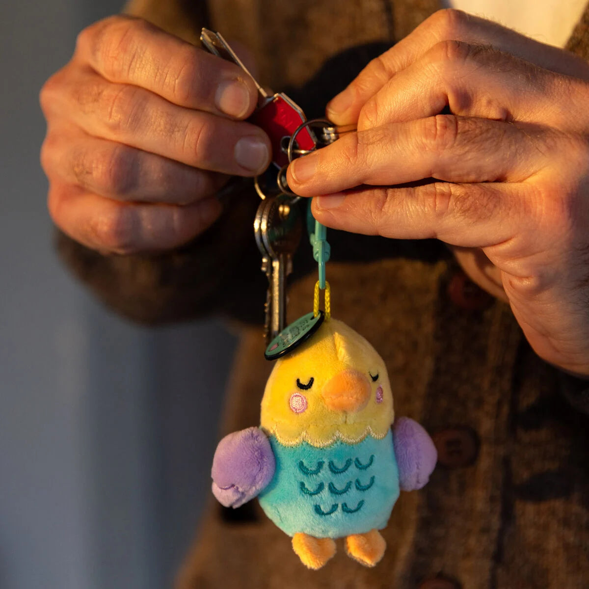 Legami - 2 Porte-clés avec peluche - Super Soft! - Tiny