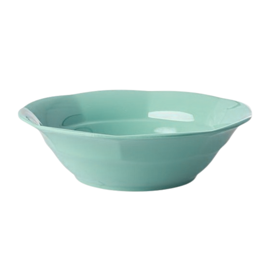 Assiette creuse en mélamine menthe - Rice