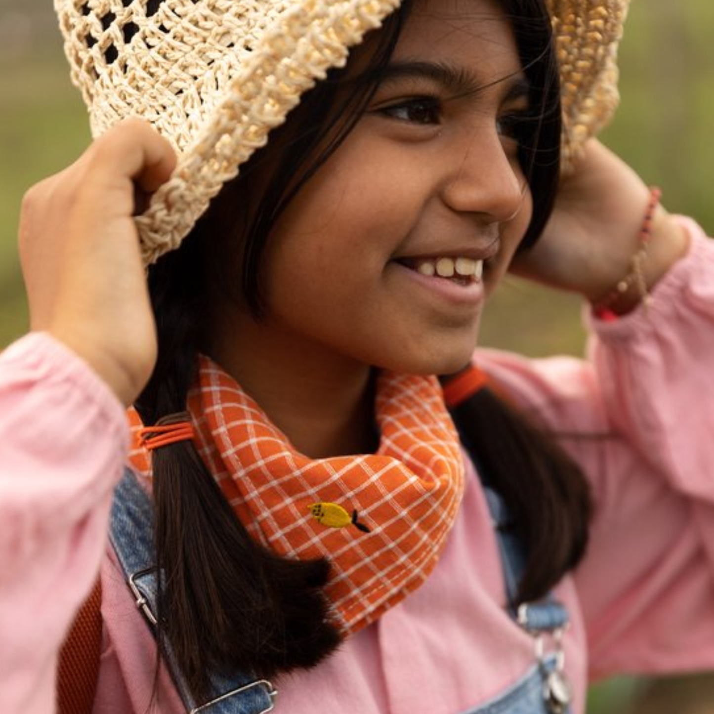 Foulard pour cheveux - Ferme - Carotte orange - Sticky Lemon