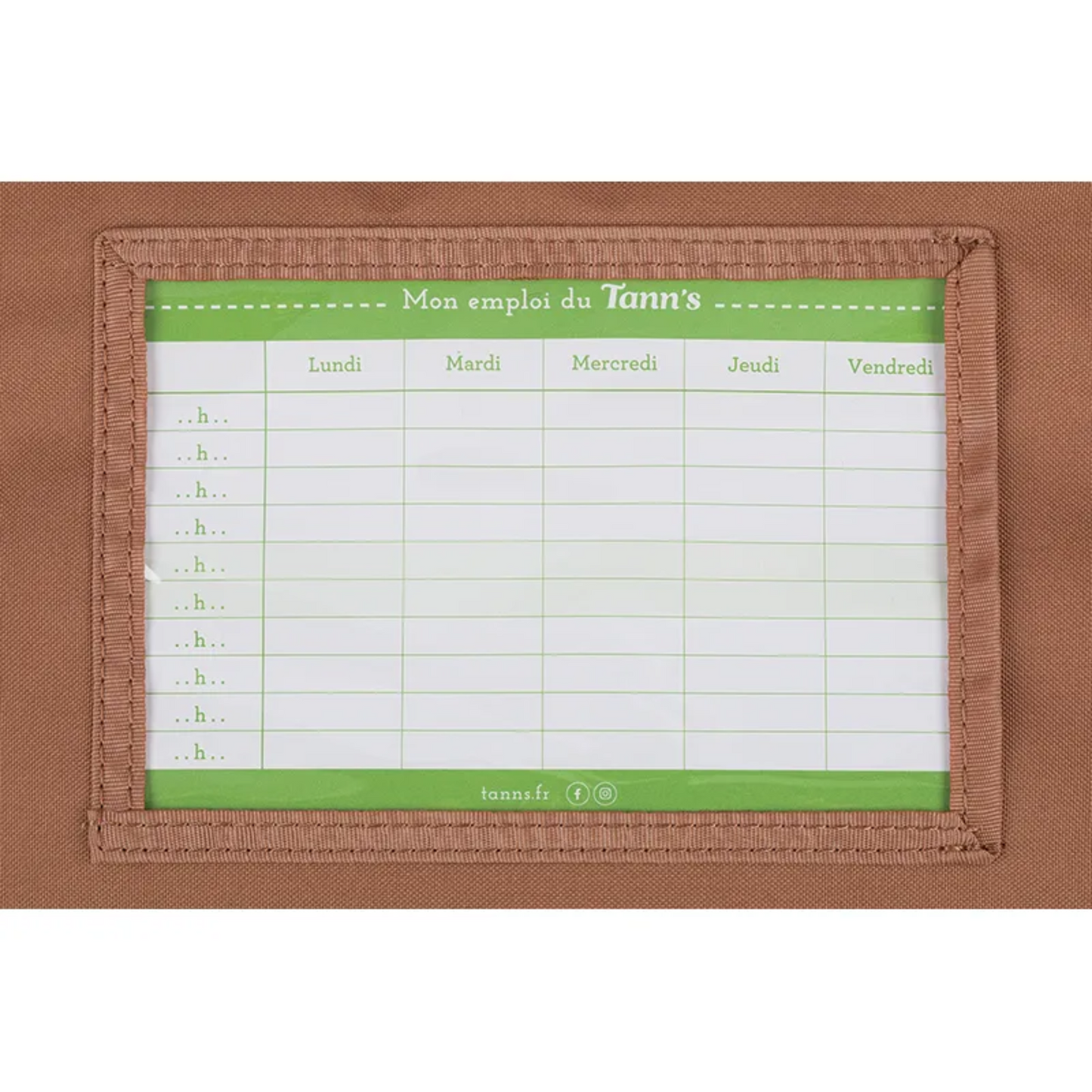 Tann's - Cartable Iris vert - 32cm