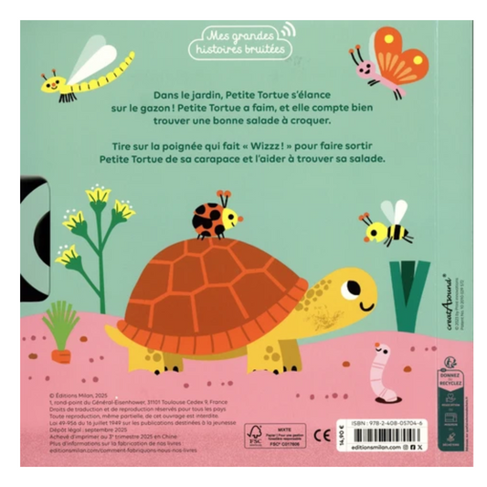 Bon appétit, petite tortue ! : un livre animé qui fait wizz !