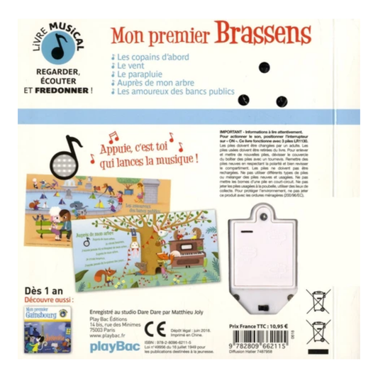 Mon premier Brassens - Livre musical