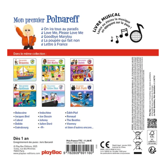 Mon premier Polnareff - Livre musical