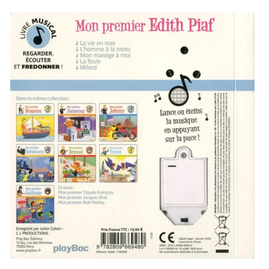 Mon premier Edith Piaf - Livre musical