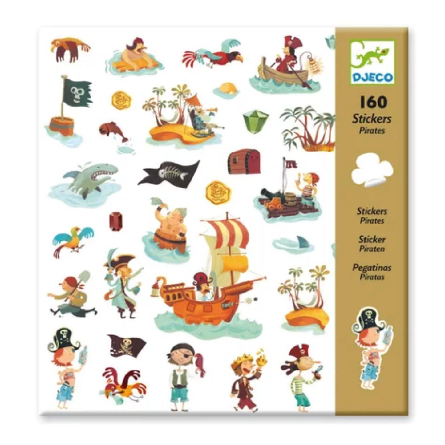 Stickers Les pirates - Djeco