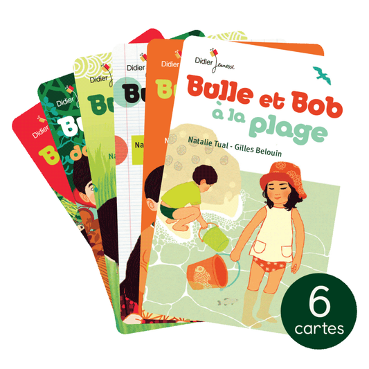 Lot de 6 cartes - Les aventures de Bulle et Bob - Yoto