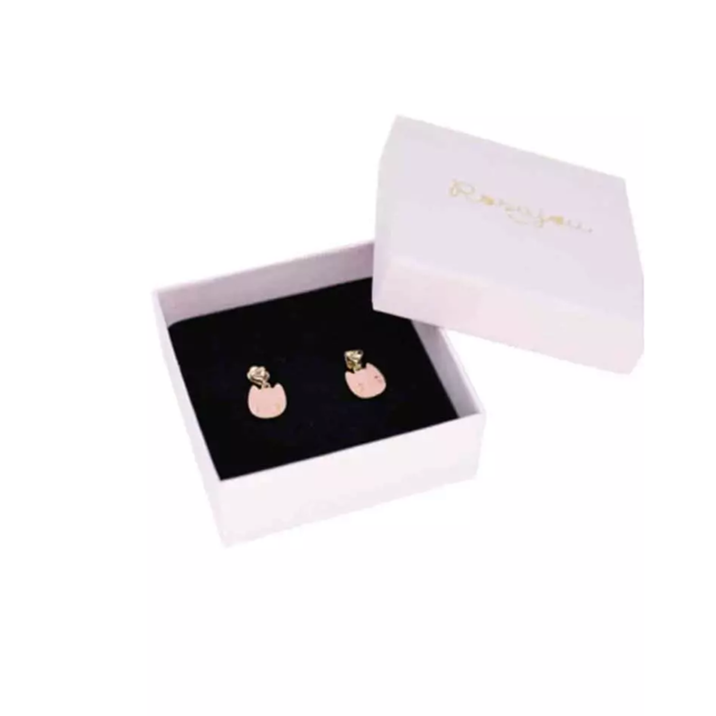 Boucles d'oreilles Chat - Rosajou