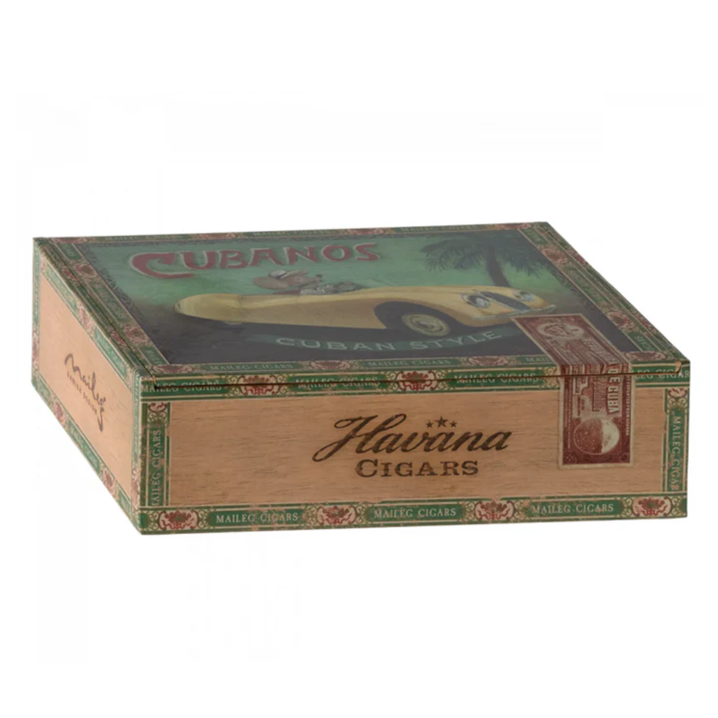 Maileg - Souris Grand-mère et Grand-père et leur boîte à cigares