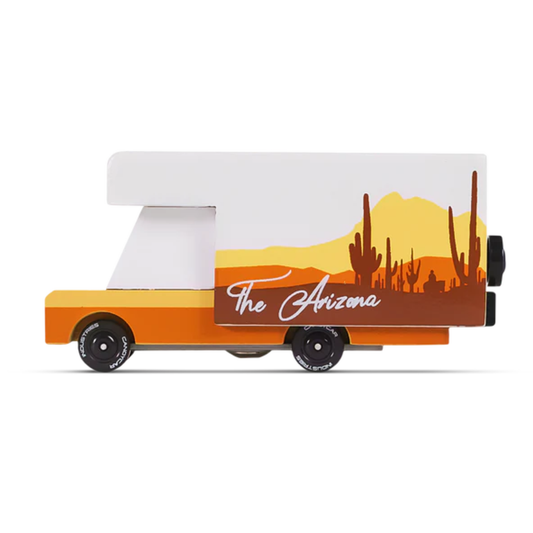Mini voiture en bois - Camping-car en Arizona - Candy Lab