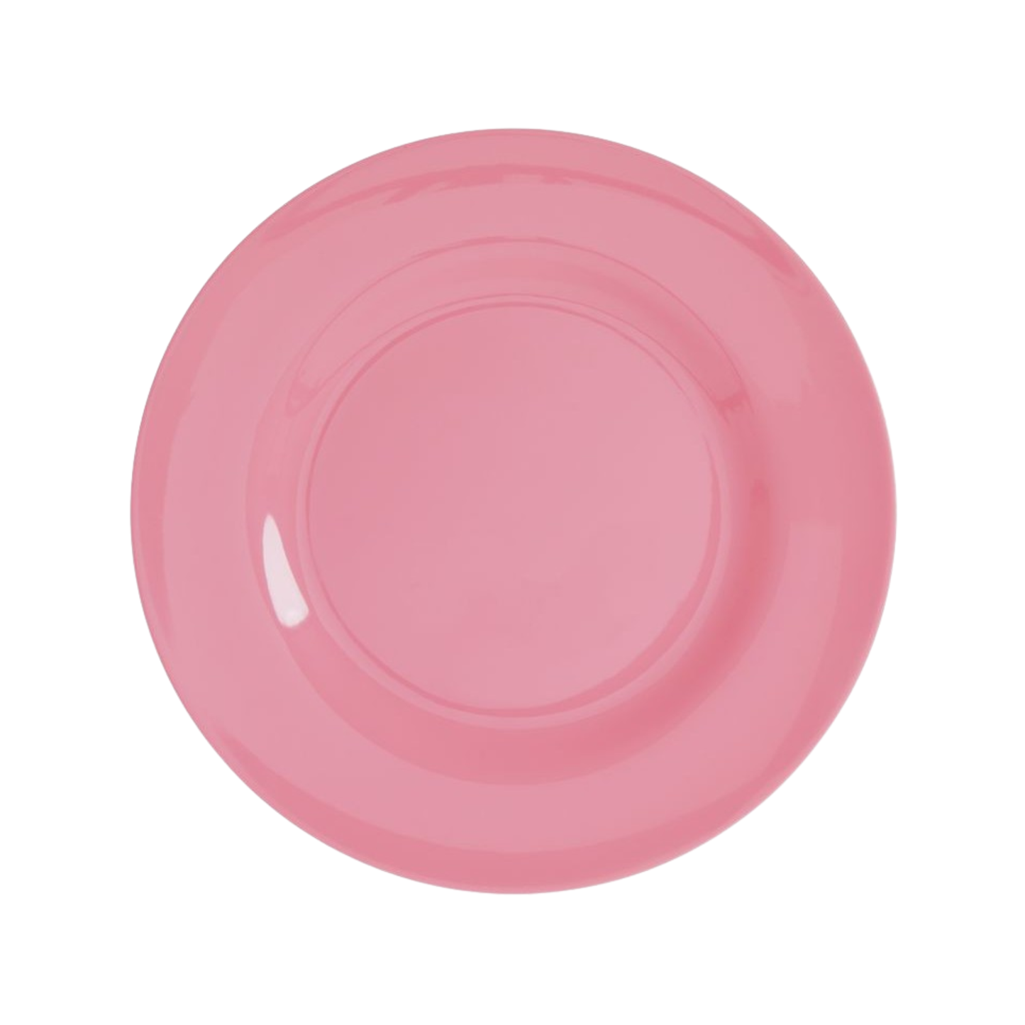 Petite assiette plate en mélamine rose - Rice