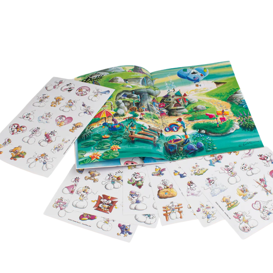 Diddl - Cahier avec stickers repositionnables