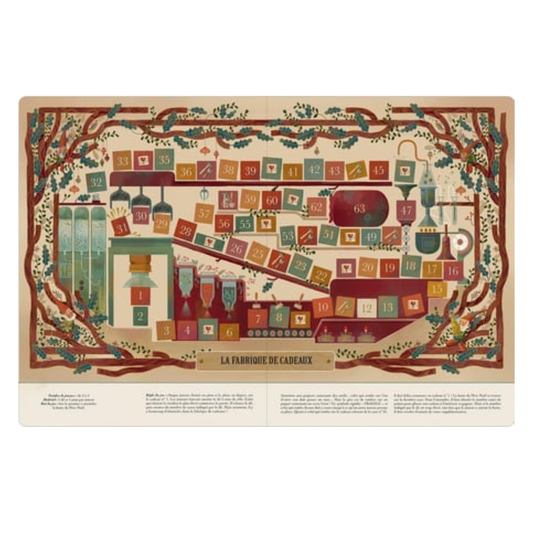 Mon grand livre de jeux de Noël : avec 8 plateaux de jeu, plus de 70 pièces et un dé à détacher