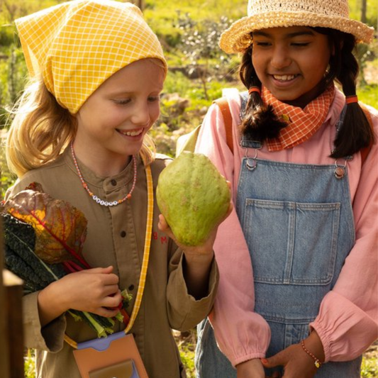 Foulard pour cheveux - Ferme - Carotte orange - Sticky Lemon