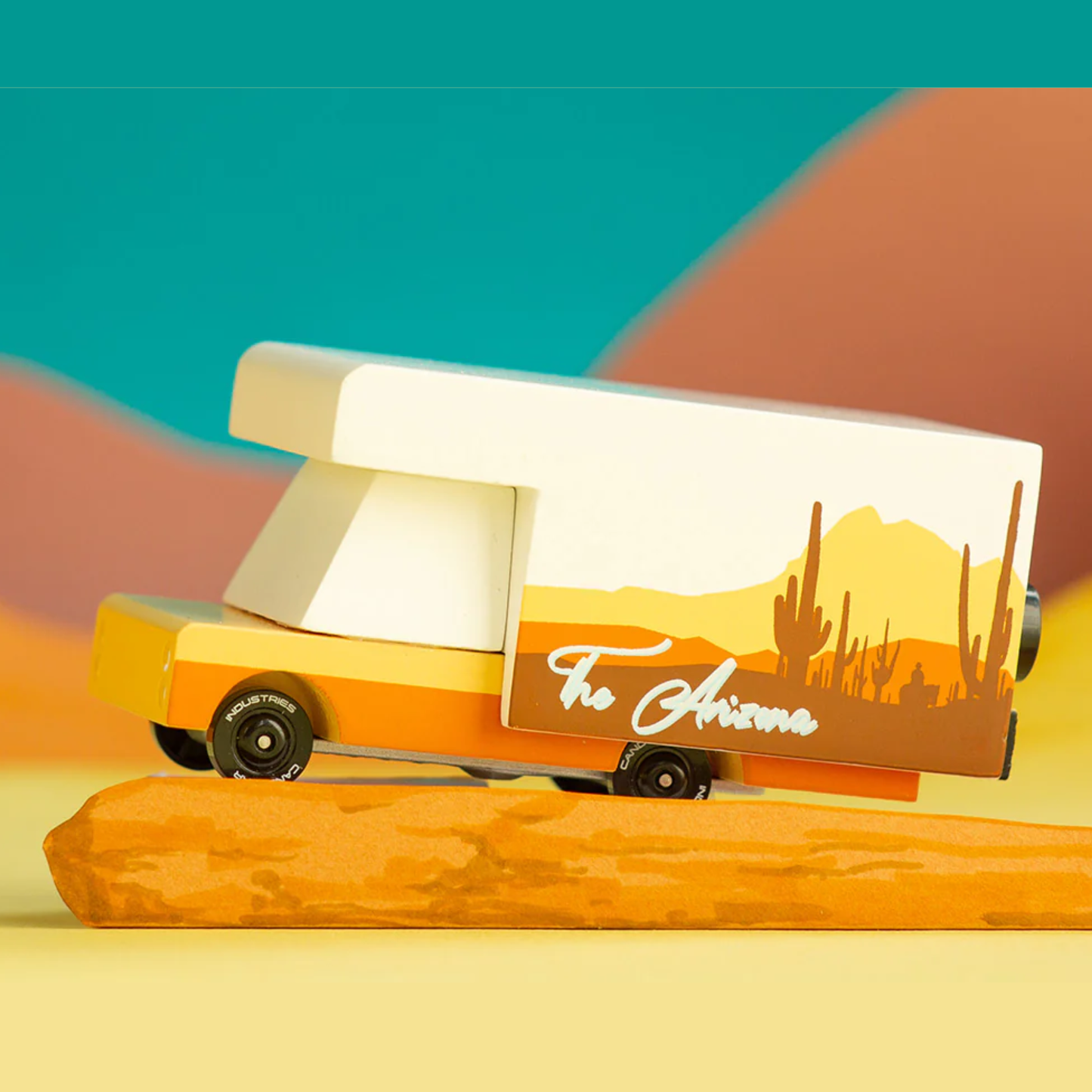 Mini voiture en bois - Camping-car en Arizona - Candy Lab