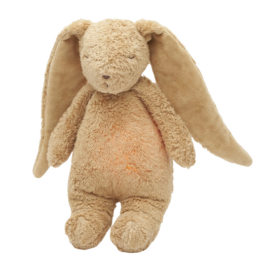 Moonie – Peluche lapin avec sons & lumières - Cappucino - BB&Co